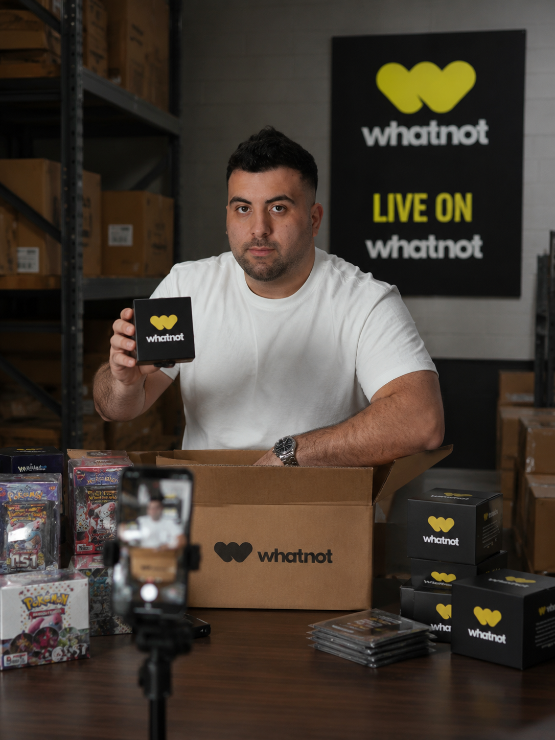 Live on Whatnot β packing orders